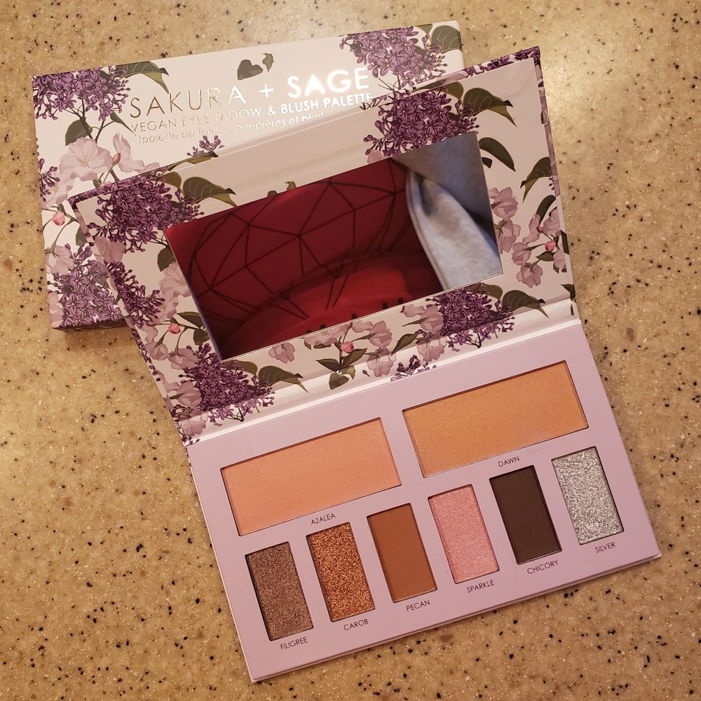 NWT Sakura + Sage Eye and Blush Palette Seraphine